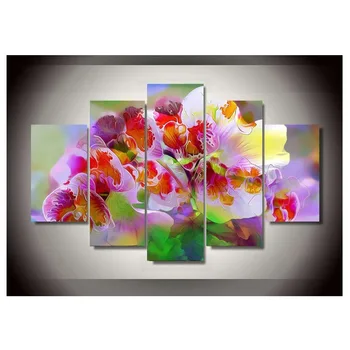

Surprising 5d DIY Diamond painting 5 pcs multigang flower 3d Diamond Painting Cross Stitch Kit Diamond Embroidery Rhinestones
