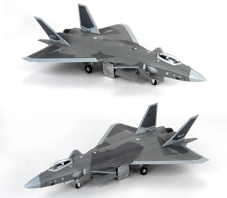 1: 72 J-20 модель Air Show истребитель J20 Скрытая модель самолета военный парадный сплав