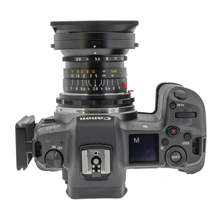 PEIPRO для LM-EOS R объектив с закрытым фокусом адаптер конвертер для leica m объектив для Canon EOSR/RP камеры