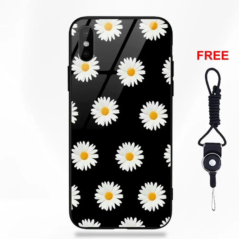 Красивый солнцезащитный Daisies с ромашками для Apple iPhone X XS Max XR 5 5C 5S SE 6 6S 7 8 Plus