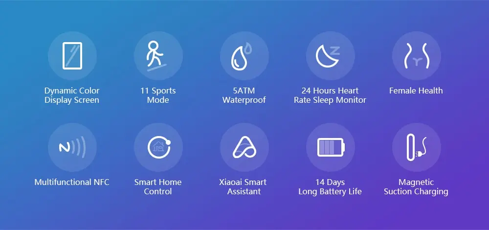 Xiaomi Mi Band 5 Chinese NFC Version - Black Chinese NFC Version