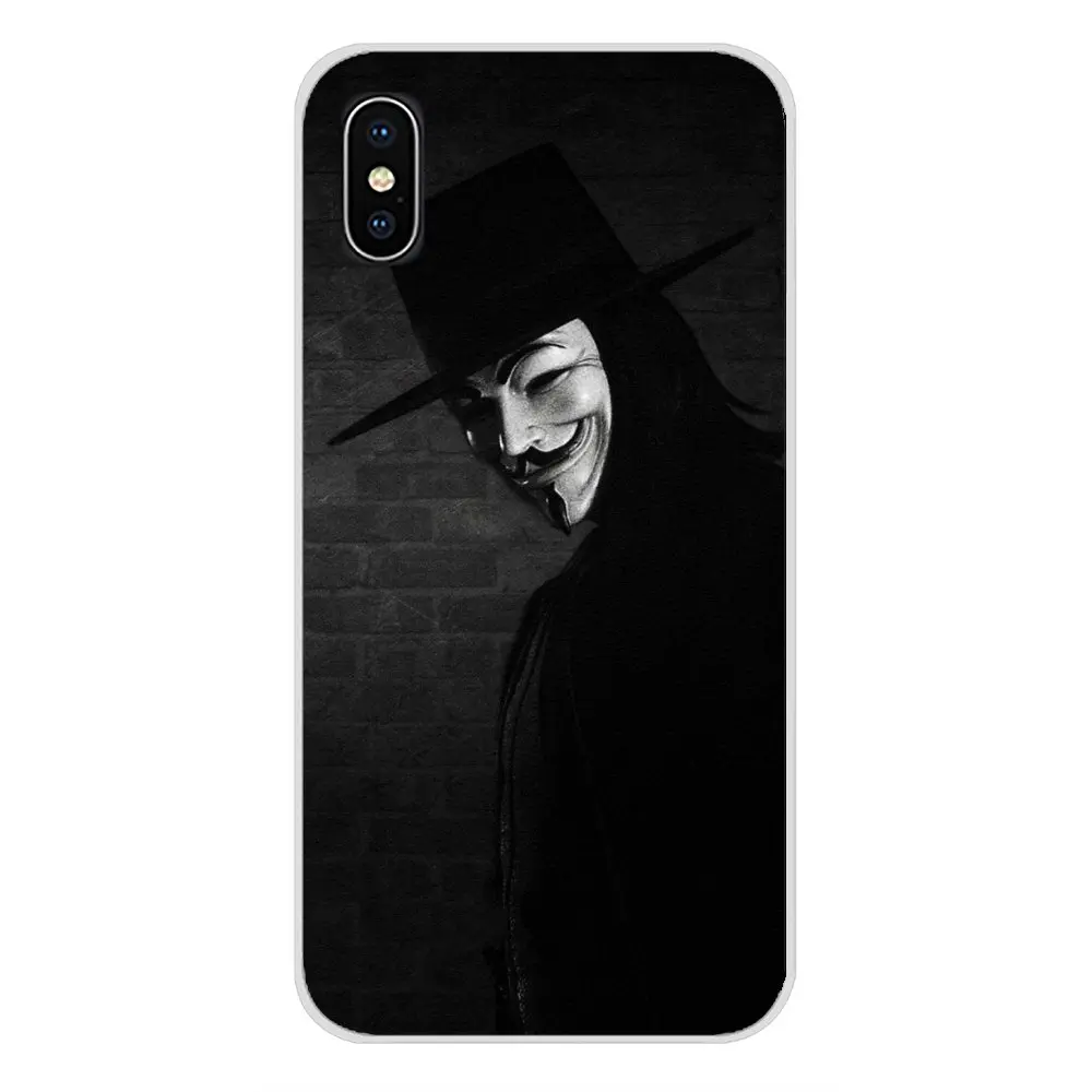 V для Vendetta Маска Huawei Mate Honor 4C 5C 5X 6X 7 7A 7C 8 9 10 8C 8X 20 Lite Pro аксессуары Чехлы
