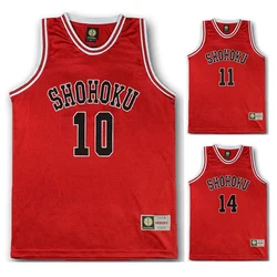 Maillot de l'équipe de basket ball de l'école de Shohoku, Costume de Cosplay 1 15, Sakuragi Hanamichi Rukawa, chemise, uniforme de sport 