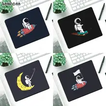 Espaço do astronauta grande mouse pad computador computador tapete pequeno almofadas de borracha tapete do mouse mousepad mesa gaming mousepad copo