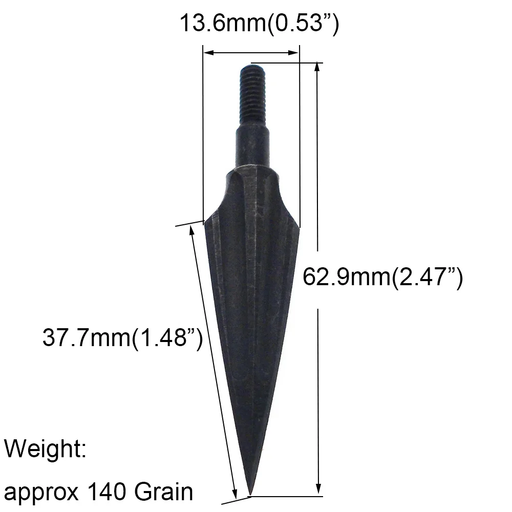 3 шт черные ивы Broadheads стрельба из лука углеродный стальной наконечник стрелы практические советы