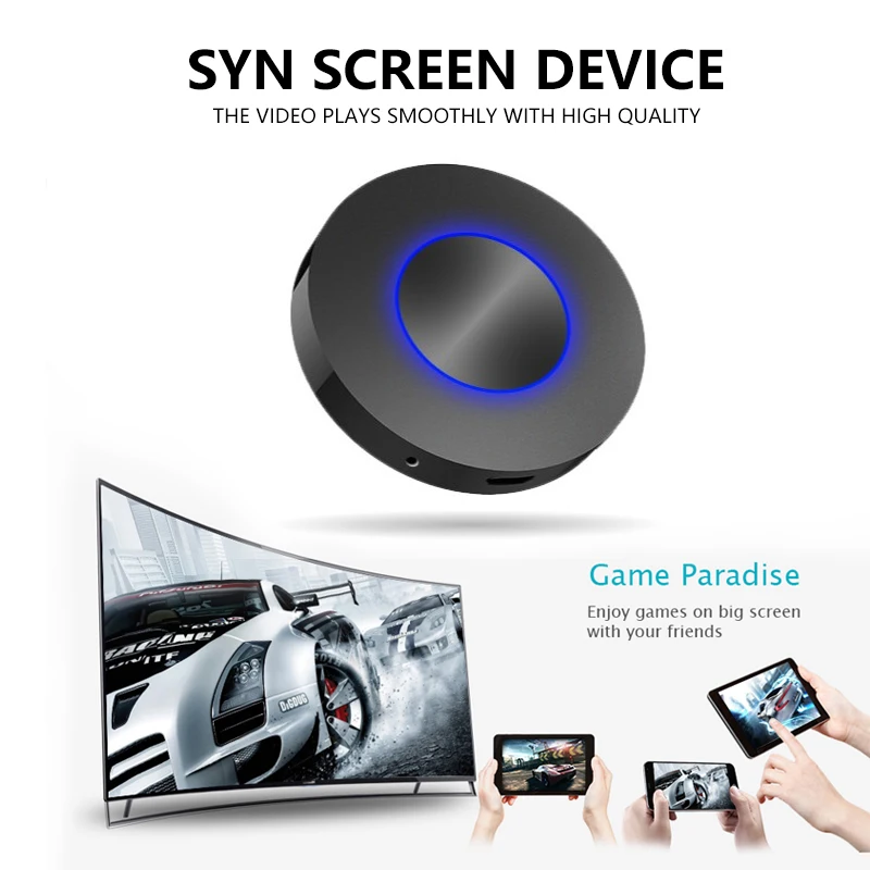 

Q1 WIRELESS dual-output mirror same screen Dual-core WiFi Display Receiver Anycast Airplay DLNA dongle mirascreen AV+HDMI+RCA 4K