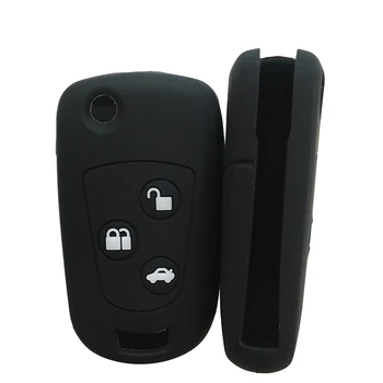 

Modified Flip Folding Remote Key Flip Fob Silica Gel Key Cove for FORD FOCUS MONDEO Fiesta Replacement Key Case for Car