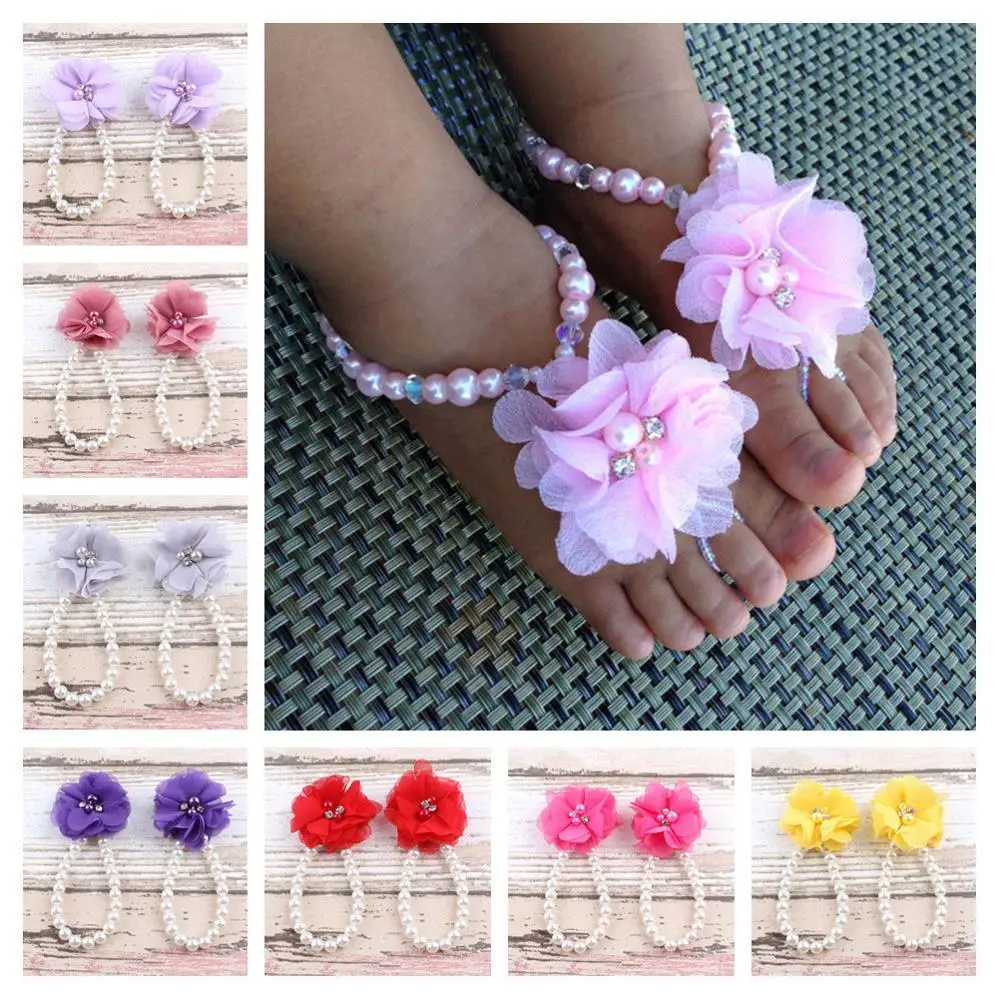 Sandalias para bebé niña, sandalias para recién nacidos, zapatos de verano para niños pequeños, zapatos de flores 1 par AliExpress Madre y niños