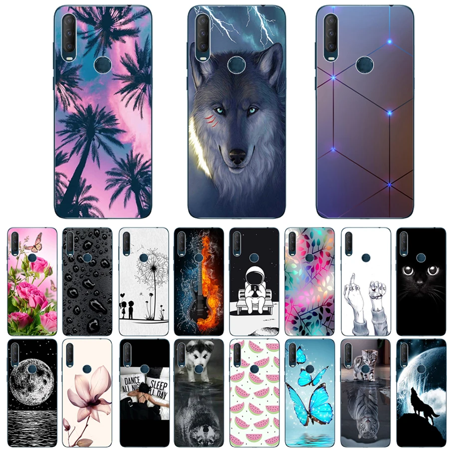 ROVLAK Funda para Alcatel 1S 2020 Silicona Case Transparente Clear Cover Ultra Delgada Ligera Antigolpes Carcasa Anti-ara/ñazos Estuche TPU Silicona Phone Case para Alcatel 1S 2020