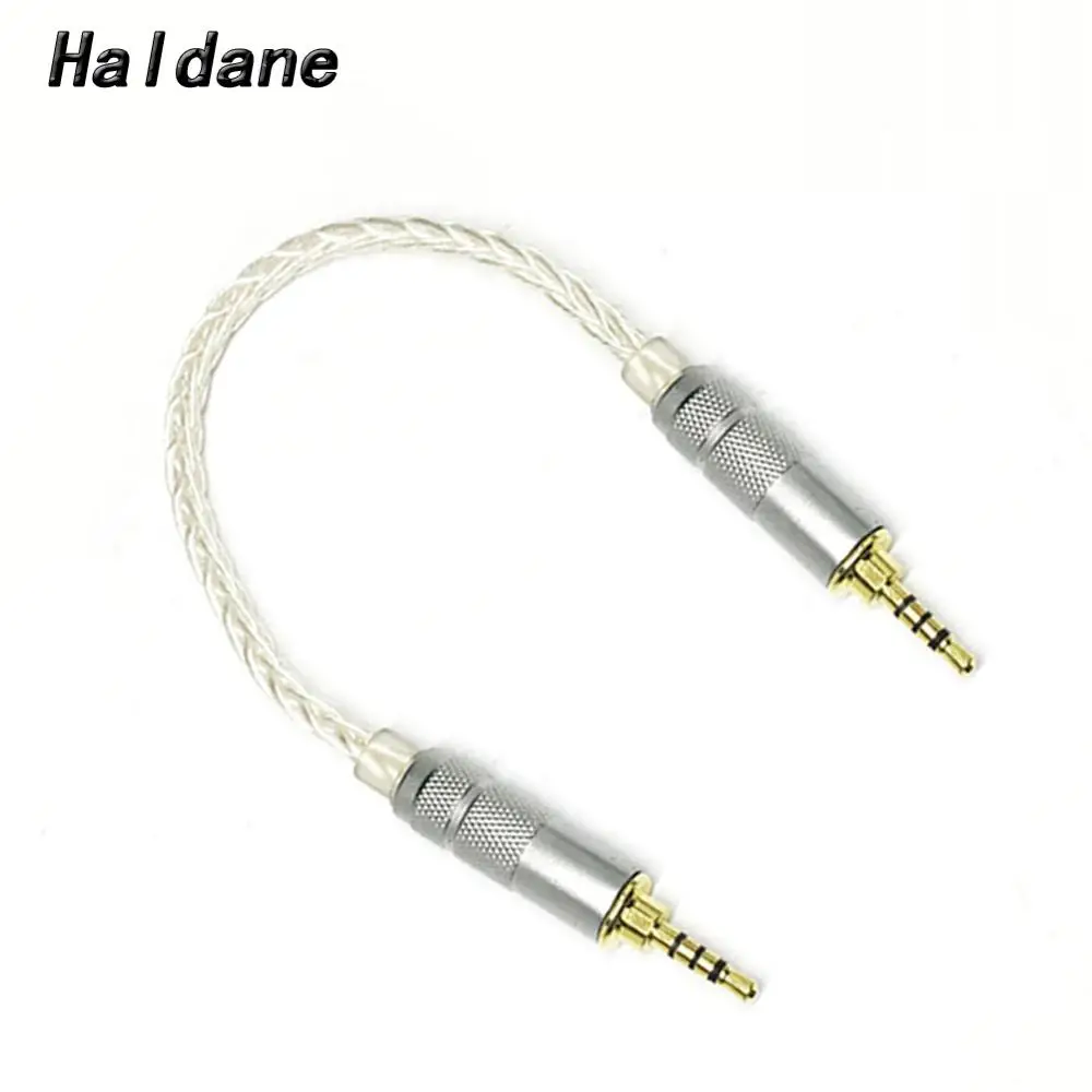 Холдейн Hi Fi 2 5 мм TRRS баланса до баланс 4pin 8Croes с серебряным покрытием аудио кабель