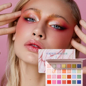 

28 Color Eyeshadow Palette Matte Pearl cosmetics makeup Waterproof Easy to wear eye shadow professional