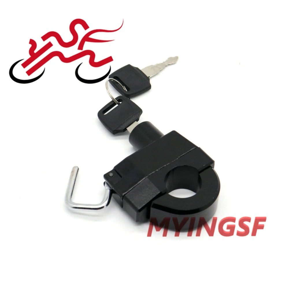 Blocco Casco Manubrio 25Mm Per Harley Street Bob 500 750/ Roadster 1200/ Softail Deluxe/ Wide Glide/40-Otto/Superlow