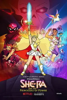 

B086 SheRa New Netflix TV Show Cartoon Silk Cloth Poster Art Bedroom Decoration