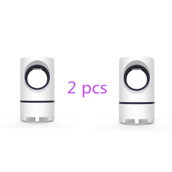 2 pcs Electric Mosquito Killer Lamp USB Lamps Anti Mosquito Repellent Bug Zapper Killer Night Light Low-voltage UV Light 5W Repeller - Цвет: 2 pcs