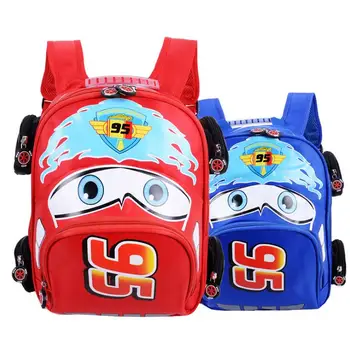 

Disney Children Cartoon 3D Car School Bags Boys Girls Primary School Backpack Kids Kindergarten Schoolbags Mochila Infantil