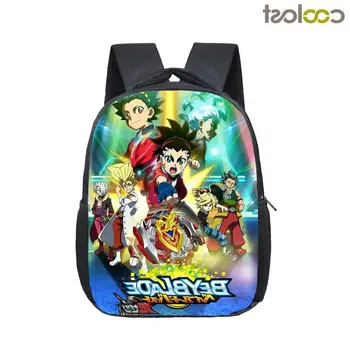 

12 inch Anime Beyblade Burst Backpacks For Children Student Book Backpack Daily Backpack Cartoon Mochila School Gifts