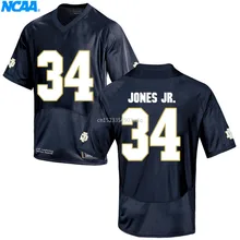 Новое поступление, высокое качество, Irish Jones Jr.#34, Спортивная футболка для колледжа, трикотажные изделия, S-XXXL