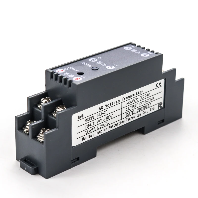 DC Voltage Transducer Voltage Sensor Transmitter Transformer Input 0-100V DC Output 4-20mA DC 