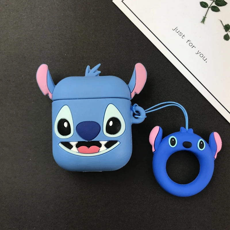 GJ0746 Для AirPods 2 Чехол с милым рисунком Микки из мультфильма беспроводной Bluetooth чехол для наушников для iPhone наушники Air Pods 1 Зарядная Коробка Чехол - Цвет: GJ0746