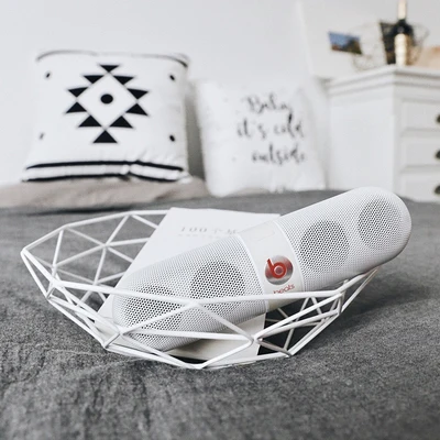 White S Креативные Железные Корзины для хранения корзины для фруктов в скандинавском стиле закуски/коробка для хранения вина кухонный Органайзер Домашний/праздничный декор для обеденного стола - Цвет: White S