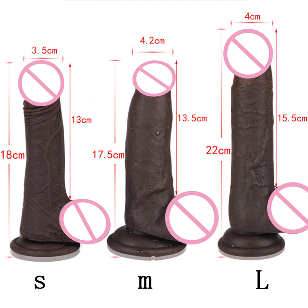 Huge Dildo Realistic Anal Butt With Suction Cup Big Dick Silicone Penis Sex Toys Women Masturbation Erotic Insert Sex Products 3