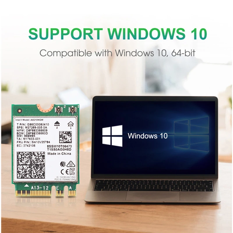 Рисунок 6 - Двухдиапазонная беспроводная Wi-Fi карта 6E AX210 M