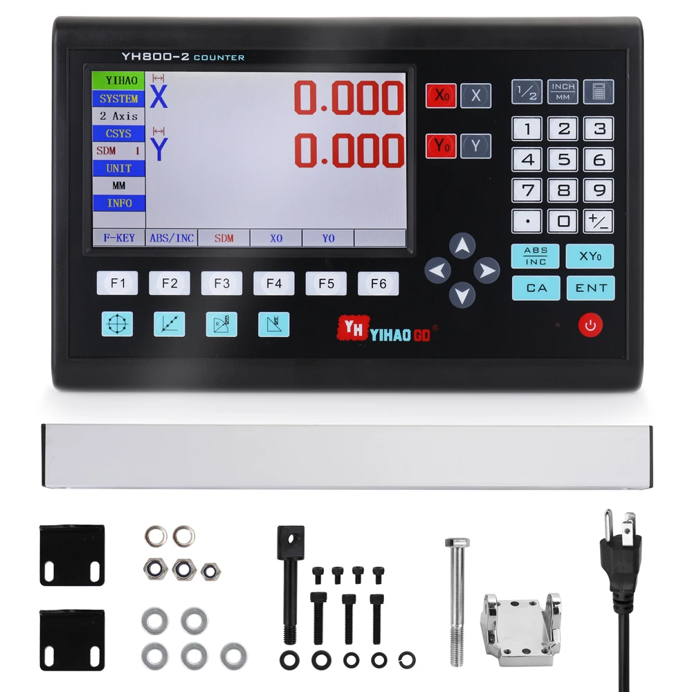 

LCD Large Screen Grating CNC Digital Readout Display Lathe Control Panel Board Engraving Milling Machine Control System