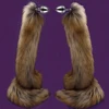 78cm Super Long Fox Tail Anal Plug Faux Fur Tail Metal Butt Plug Cosplay Role Adult Novelty Anal Beads Sex Toys For Man Women 1