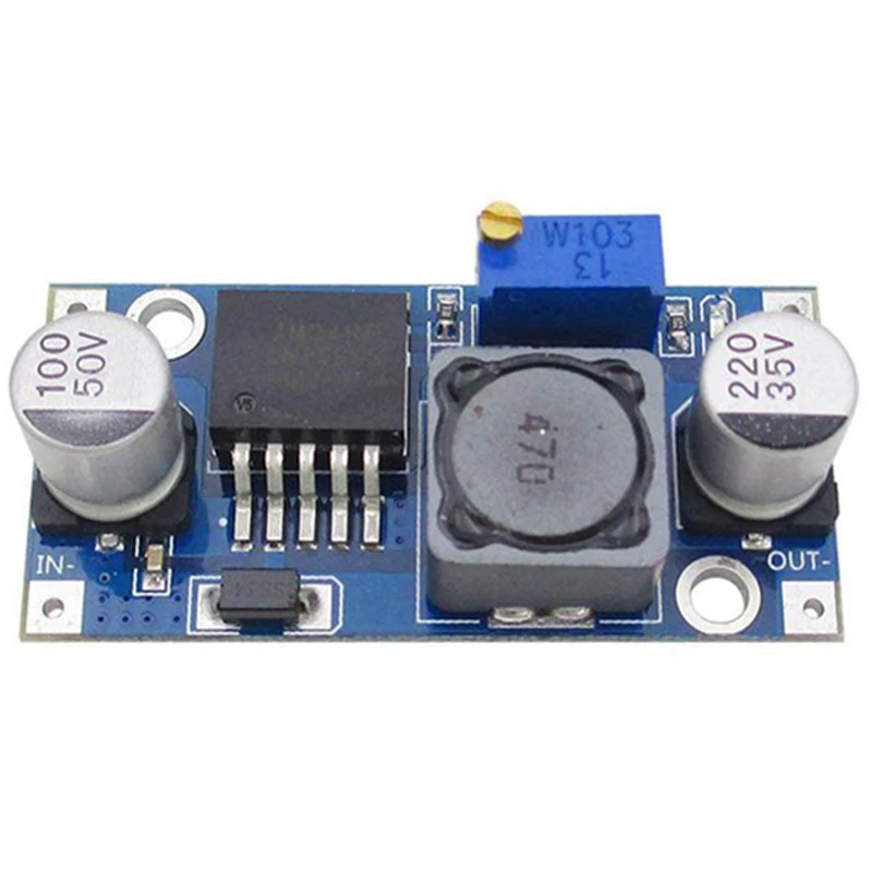 

AAAE Top-DC-DC Step Down Buck Converter Module LM2596 3.2V-40V to 1.25V-35V Adjustable Power Voltage Regulator Step-Down Transfo