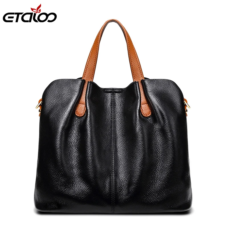 Женские сумки из 100% натуральной кожи через плечо для женщин сумка Bolsa Feminina Tote