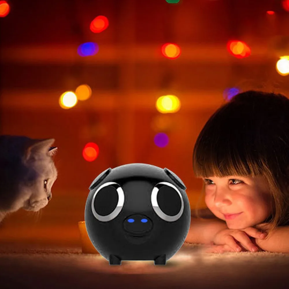 M20 многофункциональный 2 в 1 Мини Bluetooth динамик Портативный беспроводной внешний аккумулятор громкий динамик fm-радио Милая свинья в форме животного в подарок