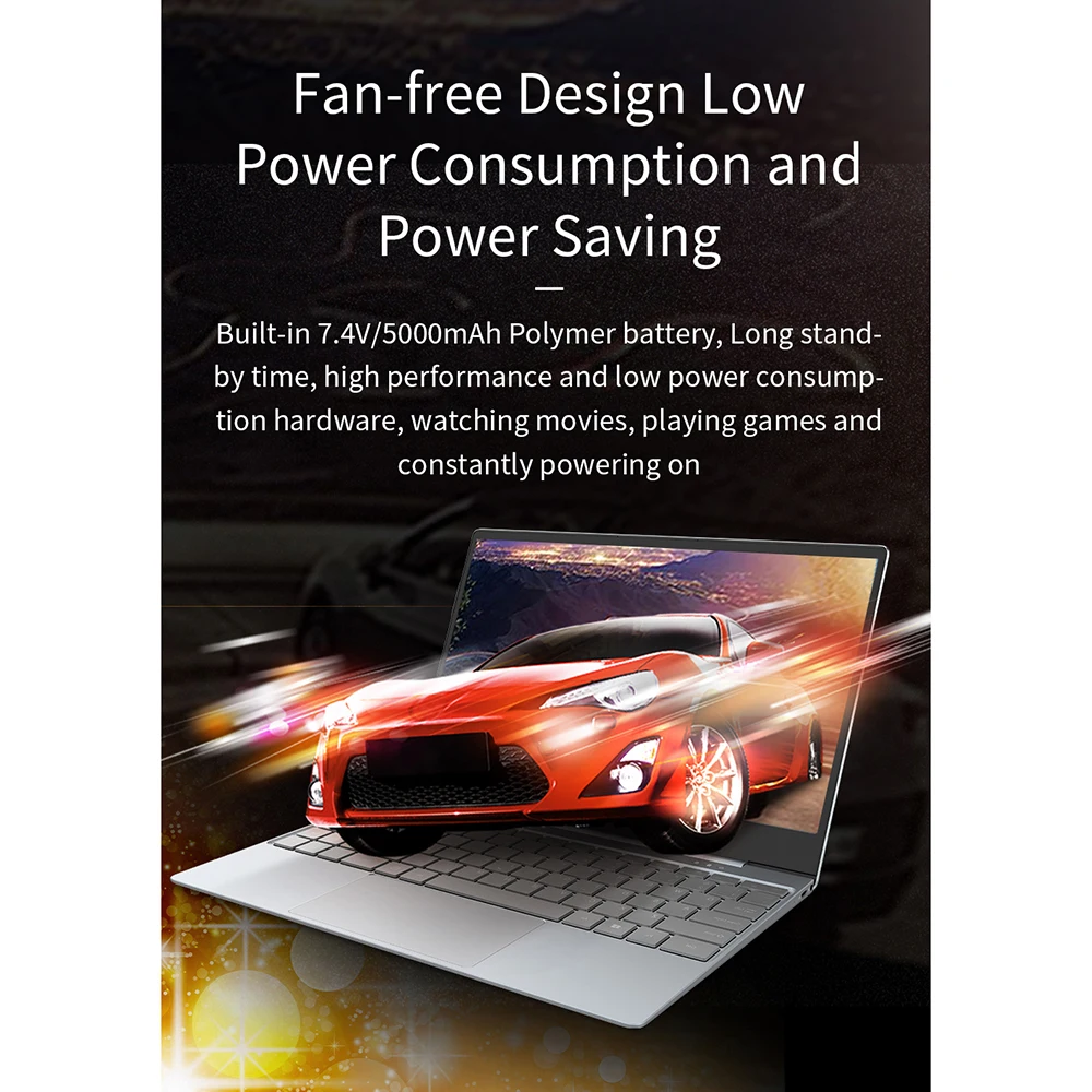 Jumper EZbook X3 PRO, ноутбук, тонкий металлический корпус, ips дисплей, ноутбук, клавиатура с подсветкой, Inter Gemini Lake N4100, 8 ГБ, LPDDR4, 180 ГБ, SSD