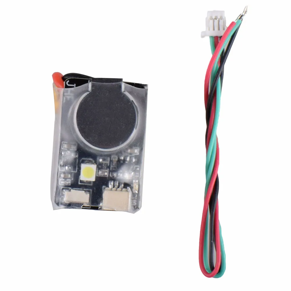 JHEMCU JHE42B Finder 5V 110DB светодиодный Дрон зуммер встроенный Батарея 23X17X17mm аэрокамера