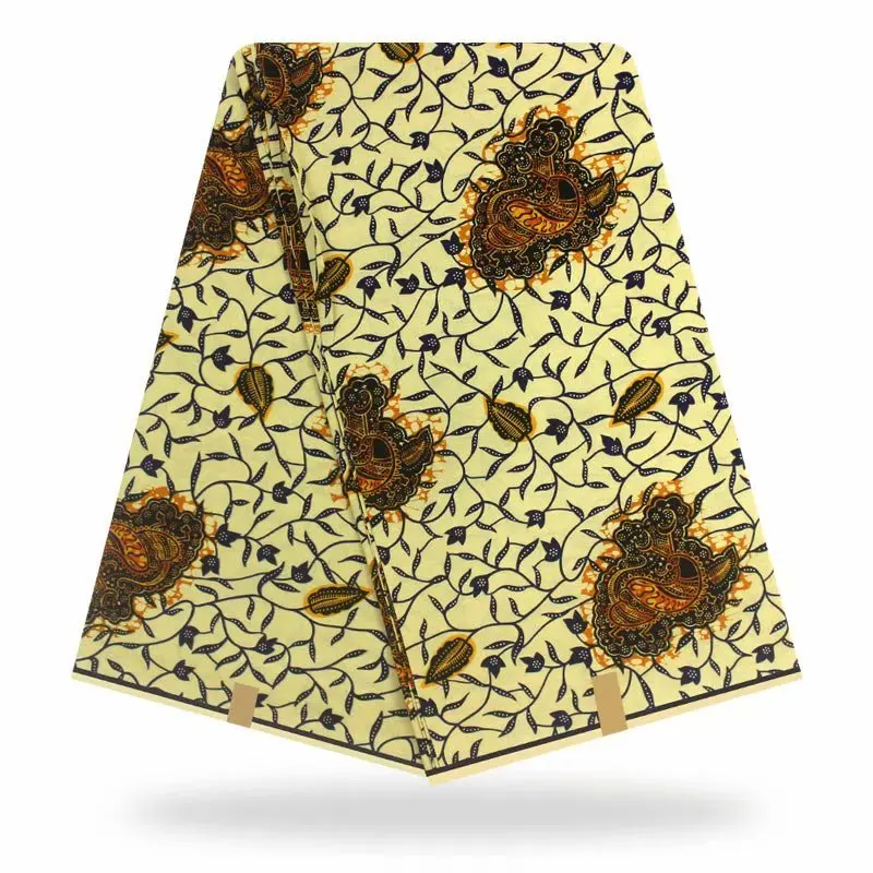 Африканская ткань с принтом воска Гана воск Анкара африканская Ткань 6 ярдов Хлопок Гана для свадьбы 92116