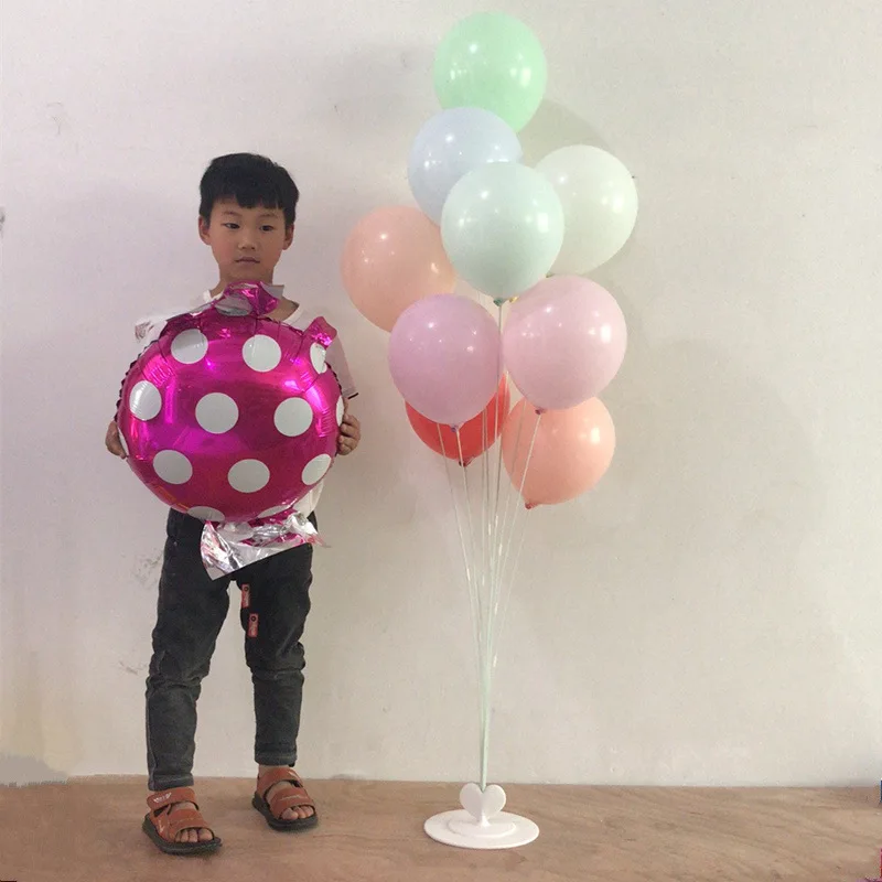  Olevovo Birthday Balloons Wedding Birthday Party Layout Props Balloons Ground Floating Column Displ