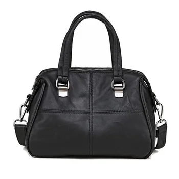 

2020 Genuine Leather Cross body Bags Women Vintage Pillow Cow Leather women's Handbag for girl Ladies Casual messenger bags tote