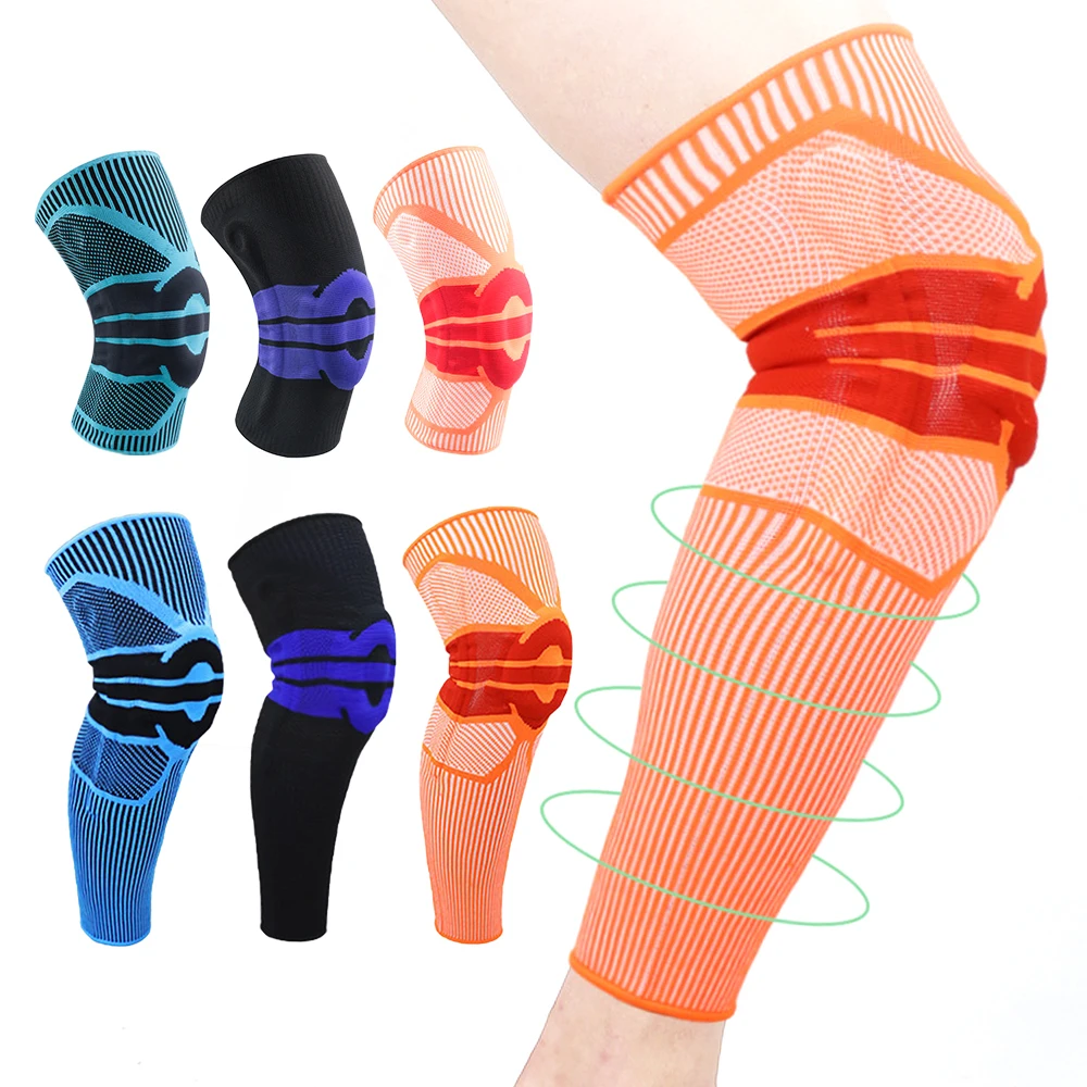 Sfit Эластичные Силиконовые Мягкие баскетбольные наколенники Поддержка коленный фиксатор наколенники для фитнеса снаряжение волейбол Спорт протектор