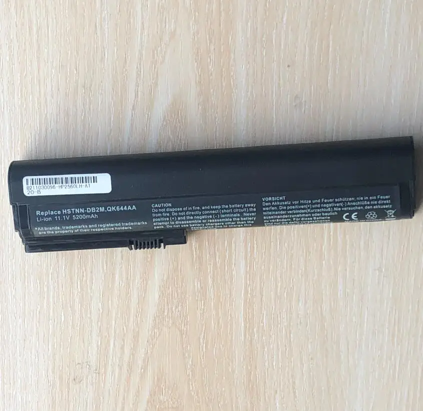 Bateria de Latop para hp Elitebook 2560p 2570p Bateria 632423001 Hstnn-c48c Db2l Ub2k - Imagem 5