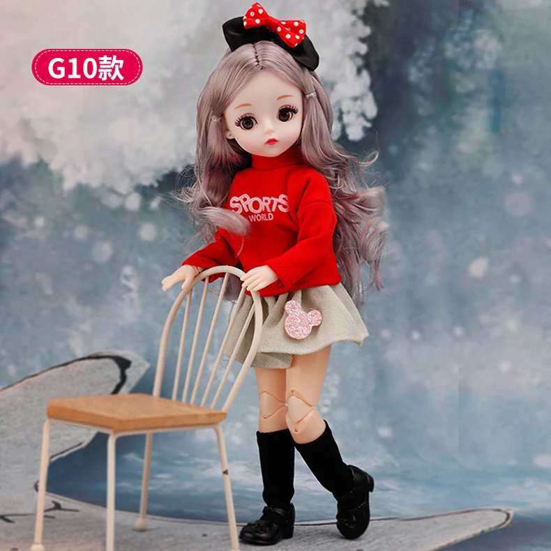 PUPPEN Kleidung 30 cm Dress Up SPIELZEUG Zubehör Mode Jacke Mantel Latzanzug Strumpfhosen Für 1/6 Bewegliche Gelenk Bjd Puppe mädchen Spielzeug – Detail 26