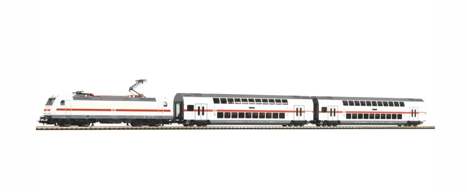Немецкая модель поезда основной набор BR146 трамвай 2 двойные пассажирские машины поезд набор 57133 Игрушки для мальчиков