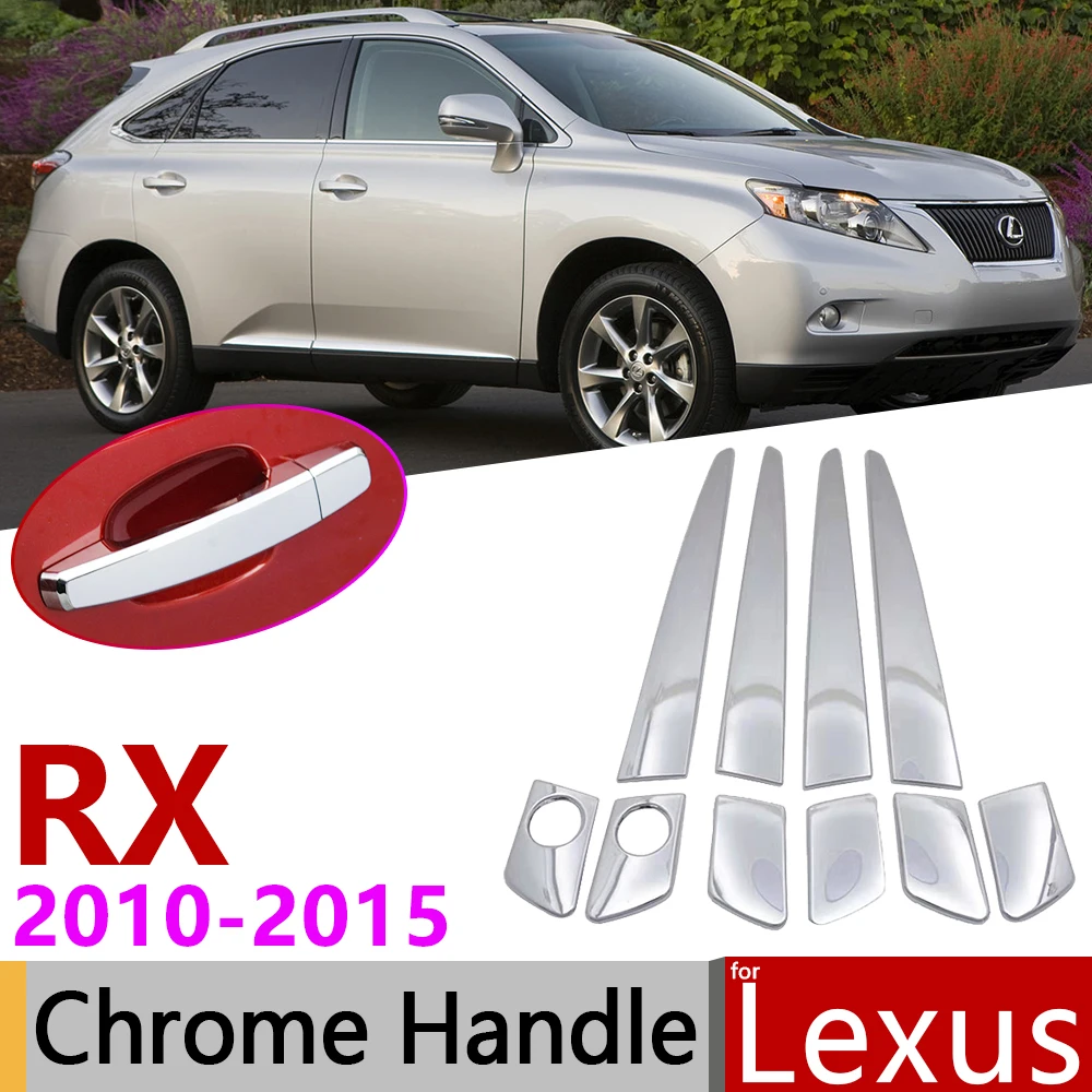 Для Lexus RX AL10 350 450h F 2010~ хромированная внешняя дверная ручка крышка наклейки на автомобиль отделка Набор 2011 2012 2013
