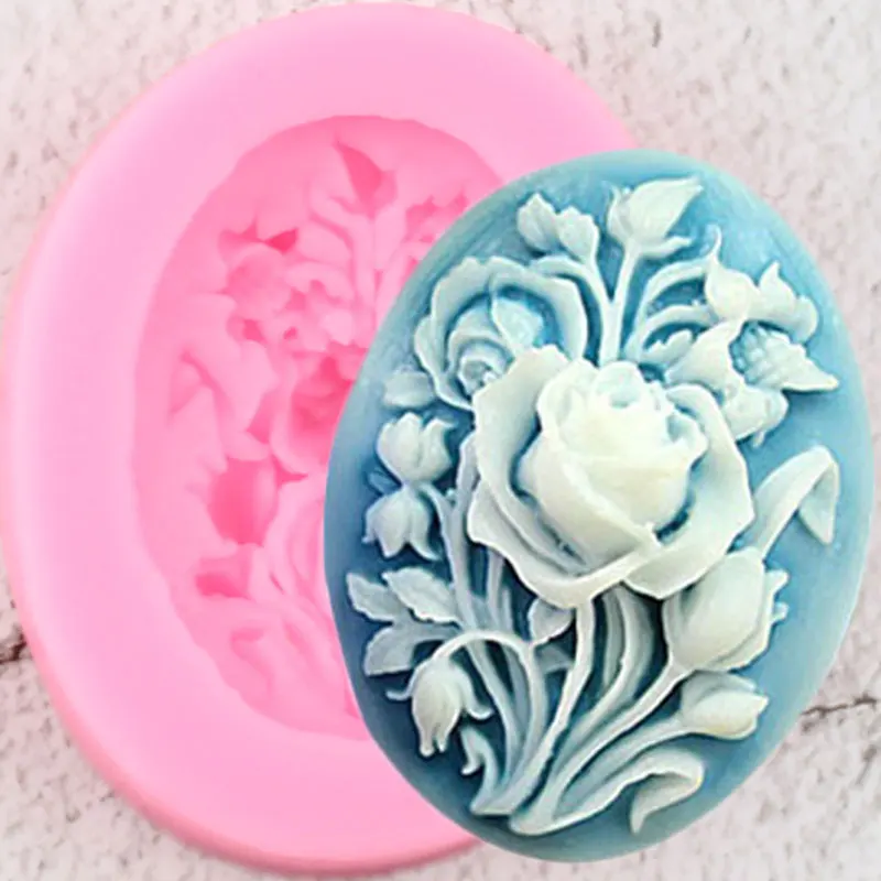 Flower Silicone Molds 3D Craft Soap Fondant Mould Baby Birthday Cake Decorating Tools Candy Clay Chocolate Gumpaste Moulds | Дом и сад