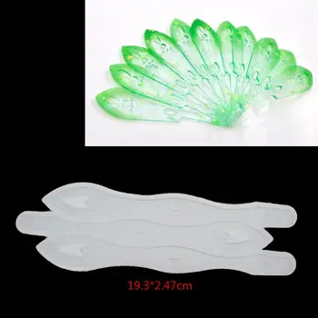 

Foldable Fan DIY Silicone Mold Jewelry Resin Fan Bone Fan Blade Casting Mould Craft Tools