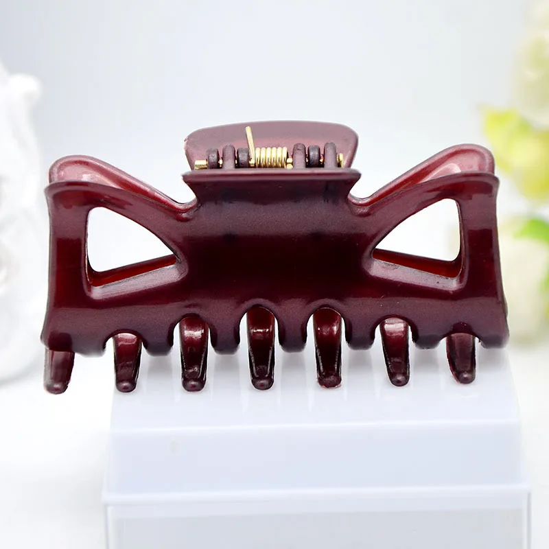 1PCS  Women Hair Clip  Hairpins Candy colors Women Hair Crab Hair Claws Women Make UP Washing Tool Hair Accessories  7cm *3.5cm designer head scarf Hair Accessories