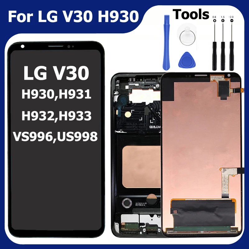 ЖК-дисплей 6 0 дюйма V30 для LG H930 кодирующий преобразователь сенсорного экрана в