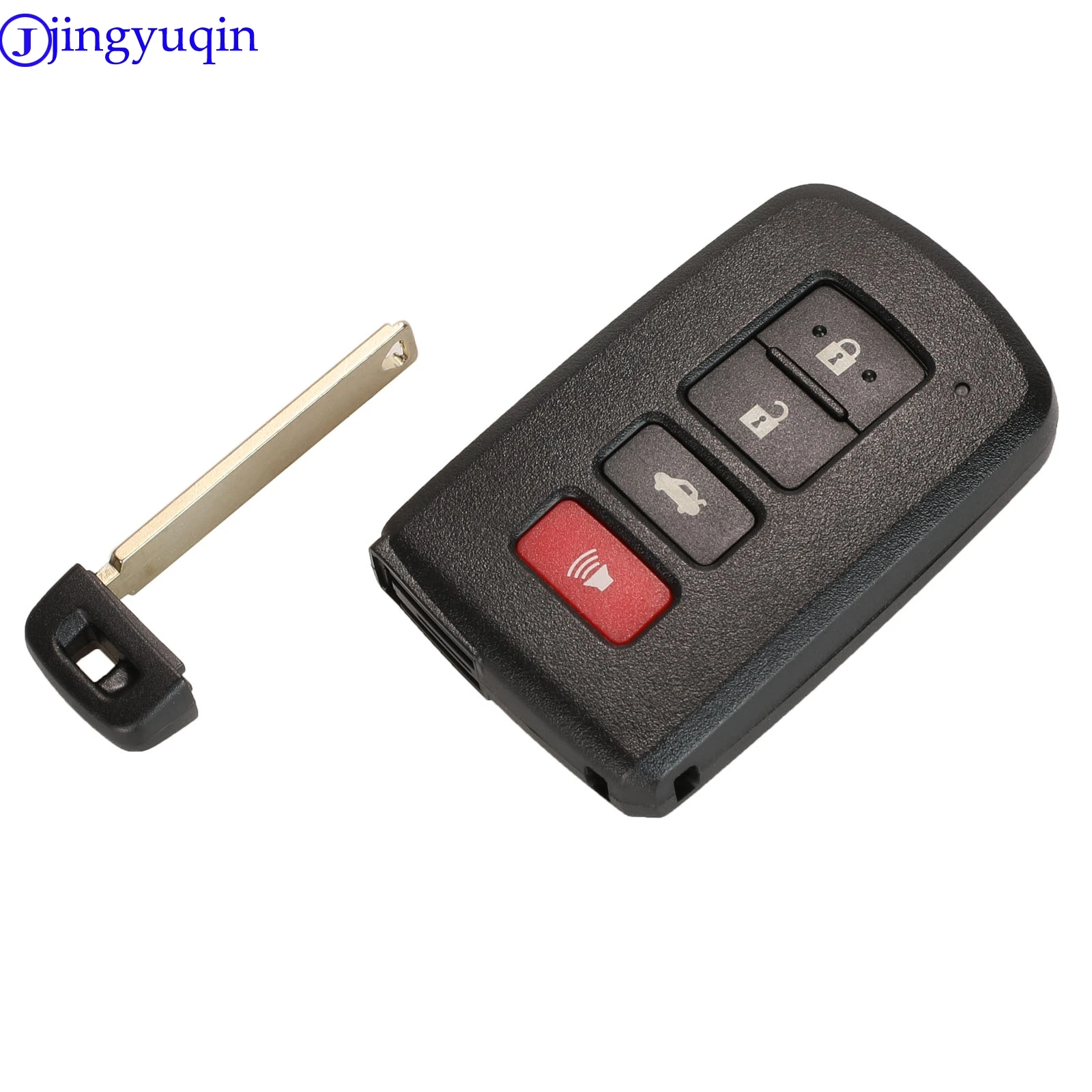 Jingyuqin дистанционный 3/4 кнопочный чехол для ключа автомобиля для Toyota Camry Corolla Avalon Rav4 Land Cruiser Smart Key