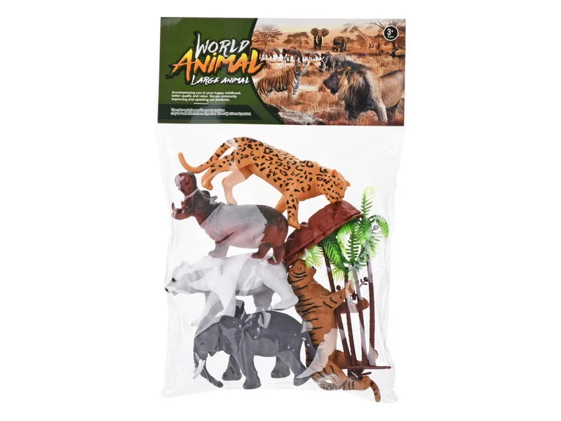 

Model Animal Toy Set Elephant Model Wild Animal Static Plastic Toys Children'S Educational Early Educational Teaching Aid