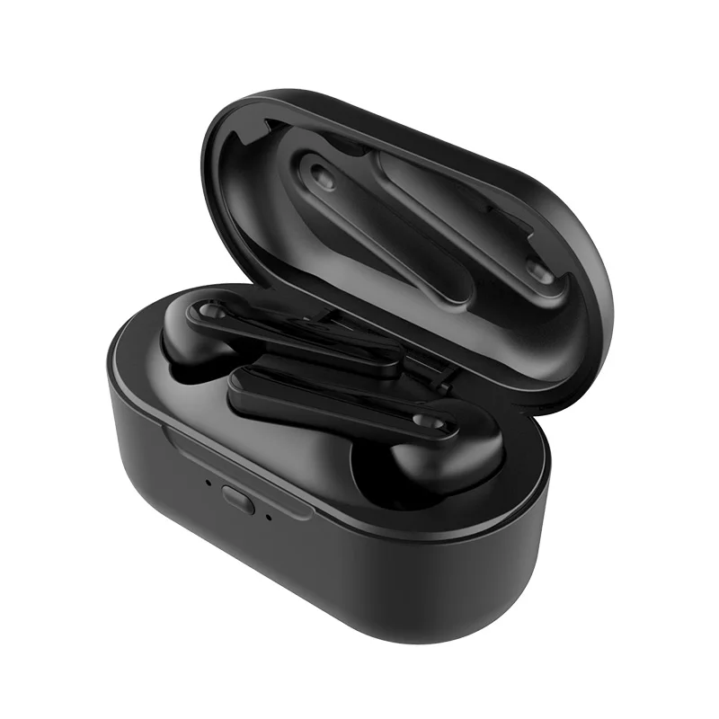 Black TWS 5,0 Bluetooth наушники спортивные водонепроницаемые бас стерео 2600 мАч банк питания беспроводные наушники Xiaomi IPhone с микрофоном - Цвет: Black