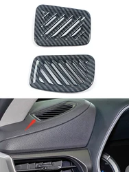 Garniture de climatisation de tableau de bord avant, pour Toyota Highlander 2020 2021 2022, cadre ABS chromé, accessoires d'intérieur 