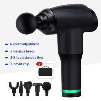 

6 gear Muscle Massage Gun Massager Body Relaxation Pain Relief Slimming Shaping Massager Muscle Pain Management Sports Fitness